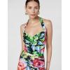Norma Kamali Women’s Cayla Side Drape Gown(Rose Garden)