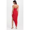 Norma Kamali Women’s Cayla Side Drape Gown(Tiger Red)