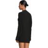 Norma Kamali Women’s Dolman Wrap Mini Dress(Black)