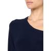 Norma Kamali Women’s Long Sleeve Drop Shoulder Side Slit Gown(True Navy)