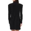Norma Kamali Women’s Nk Shirt Mini Dress W/Shoulder Pads(Black)