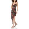 Norma Kamali Women’s Cayla Side Drape Gown(Black Poppy)