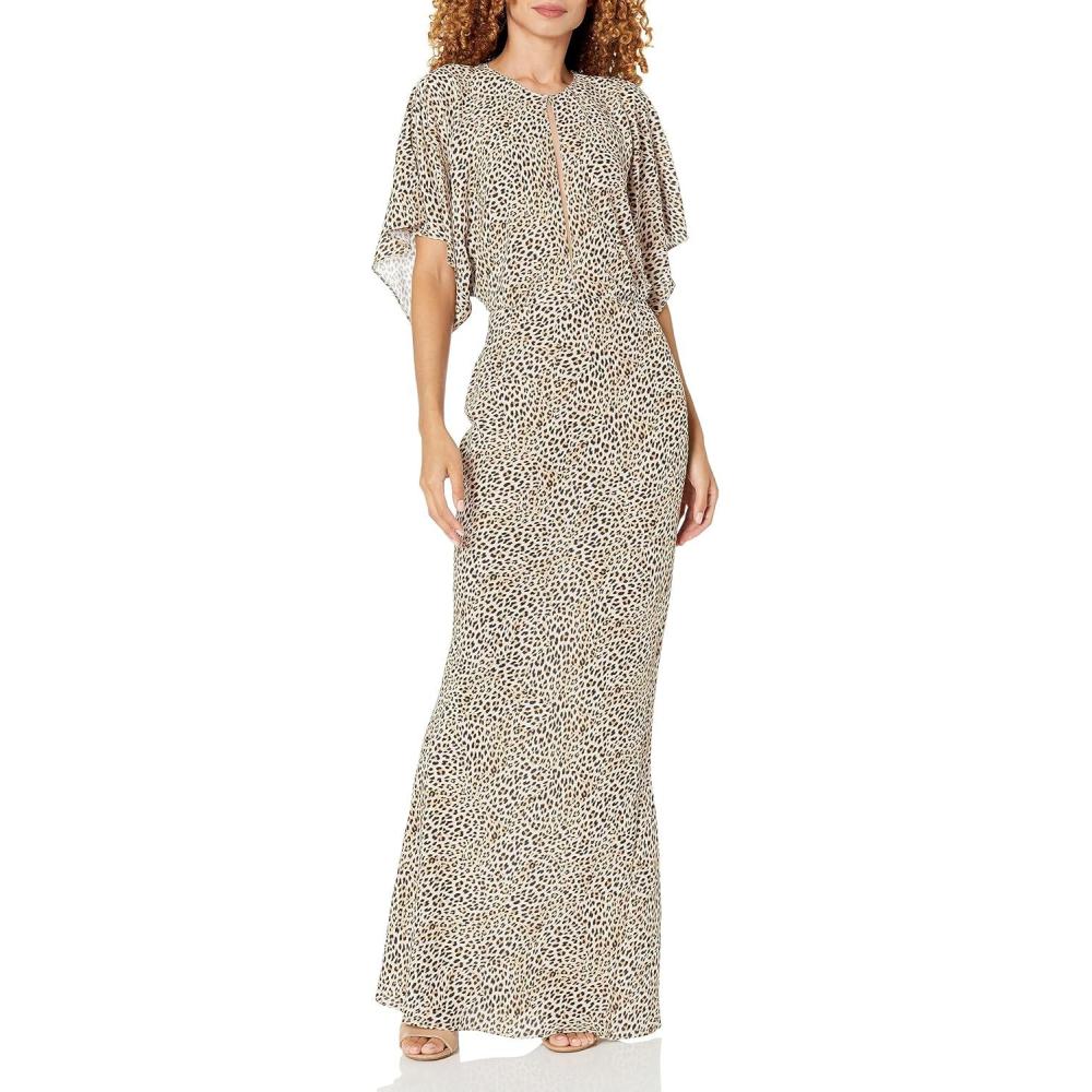 image:imageNorma Kamali Womens Obie GownBb Leopard
