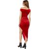 Norma Kamali Women’s Drop Shoulder Side Drape Gown(Tango)