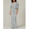 Norma Kamali Women’s Obie Gown(Paint Dots)