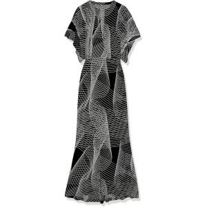 Norma Kamali Women’s Obie Gown(Electric Circus)