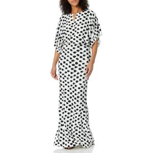 Norma Kamali Women’s Obie Gown(Paint Dots)