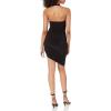 Norma Kamali Women’s Cayla Side Drape Dress(Black)