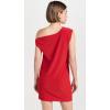 Norma Kamali Women’s Drop Shoulder Mini Dress(Tiger Red)