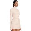 Norma Kamali Women’s Long Sleeve Turtleneck Pickleball Dress(Baby)