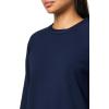 Norma Kamali Women’s Oversized Raglan Sleeve Side Slit Gown(True Navy)