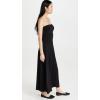 Norma Kamali Women’s Strapless Flared Dress to Midcalf(Black)
