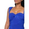 Norma Kamali Women’s Walter Mini Dress with Winglet Sleeves(Electric Blue)