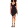 Norma Kamali Women’s Cayla Side Drape Dress(Black)