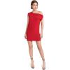 Norma Kamali Women’s Drop Shoulder Mini Dress(Tiger Red)