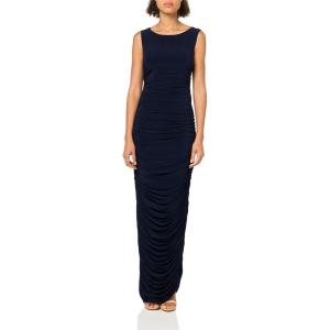 Norma Kamali Women’s Sleeveless Side Shirred Gown(True Navy)