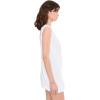 Norma Kamali Womens Sleeveless Twist Mini Dress(Snow White)