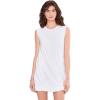 Norma Kamali Womens Sleeveless Twist Mini Dress(Snow White)