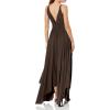 Norma Kamali Women’s Goddess Gown(Chocolate)