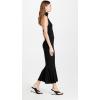 Norma Kamali Women’s Halter Turtle Fishtail Dress(Black)