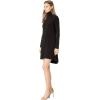 Norma Kamali Women’s Long Sleeve Turtle Swing Dress(Black)