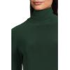 Norma Kamali Women’s Long Sleeve Turtle Swing Dress(Dark Emerald)