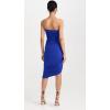 Norma Kamali Women’s Strapless Diana Dress to Knee(Electric Blue)