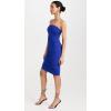 Norma Kamali Women’s Strapless Diana Dress to Knee(Electric Blue)