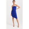 Norma Kamali Women’s Strapless Diana Dress to Knee(Electric Blue)