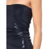Norma Kamali Women’s Strapless Diana Dress to Knee(True Navy)