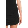 Norma Kamali Women’s Strapless Side Drape Pickleball Dress(Black)