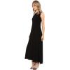 SLEEVELESS LONG SWING DRESS(Black)