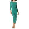 Norma Kamali Women’s Long Sleeve Diana Gown(Mountain Green)