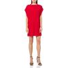 Norma Kamali Women’s Sleeveless All in One Mini Dress(Tiger Red)