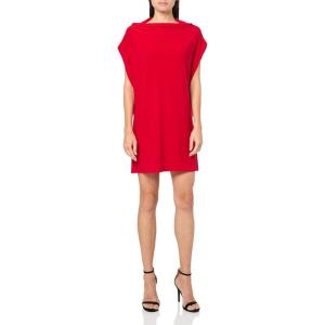 Norma Kamali Women’s Sleeveless All in One Mini Dress(Tiger Red)