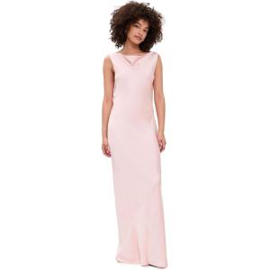 Norma Kamali Women’s Sleeveless Low Back Drape Gown(Ballet Pink)