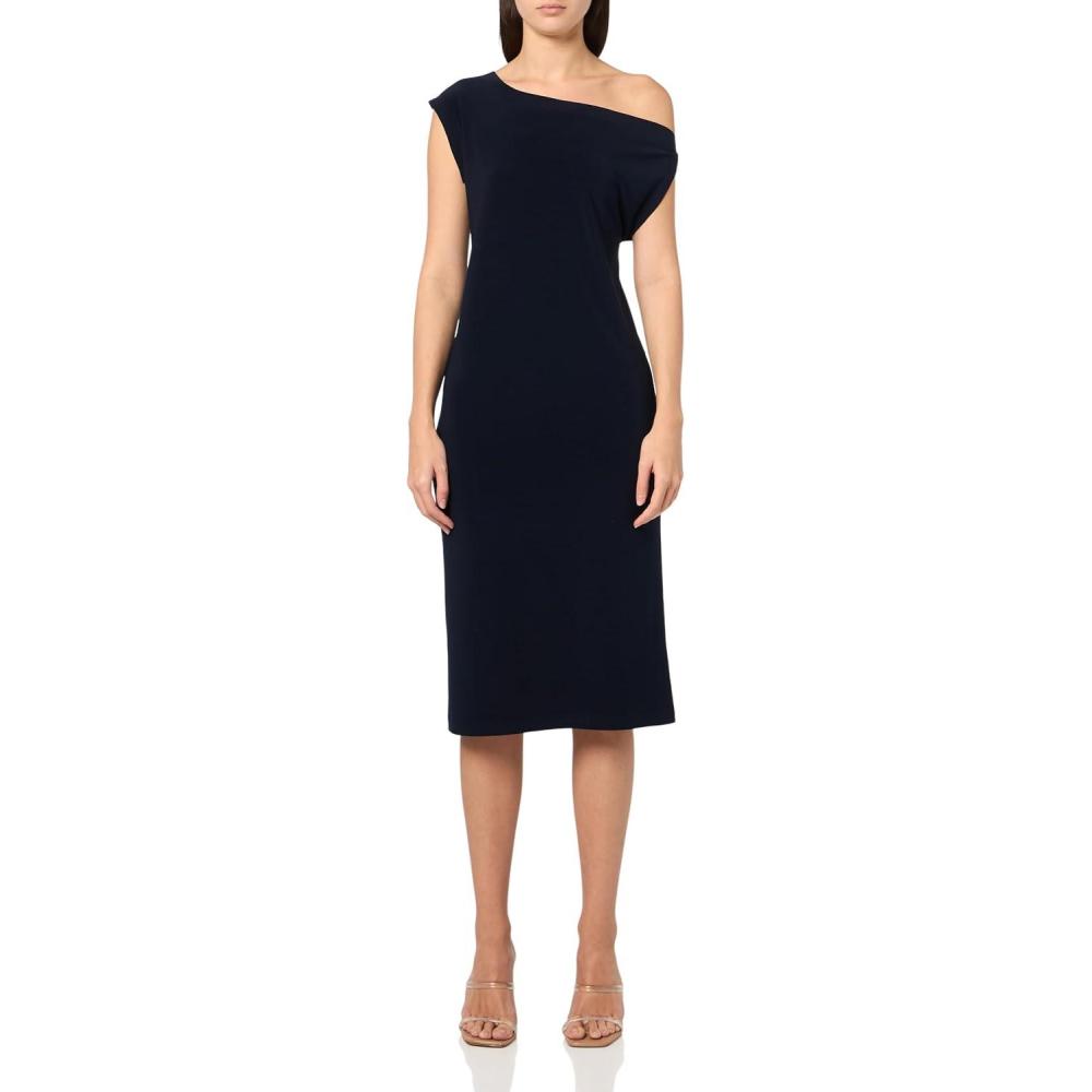 image:imageNorma Kamali Womens Drop Shoulder Dress 24Midnight