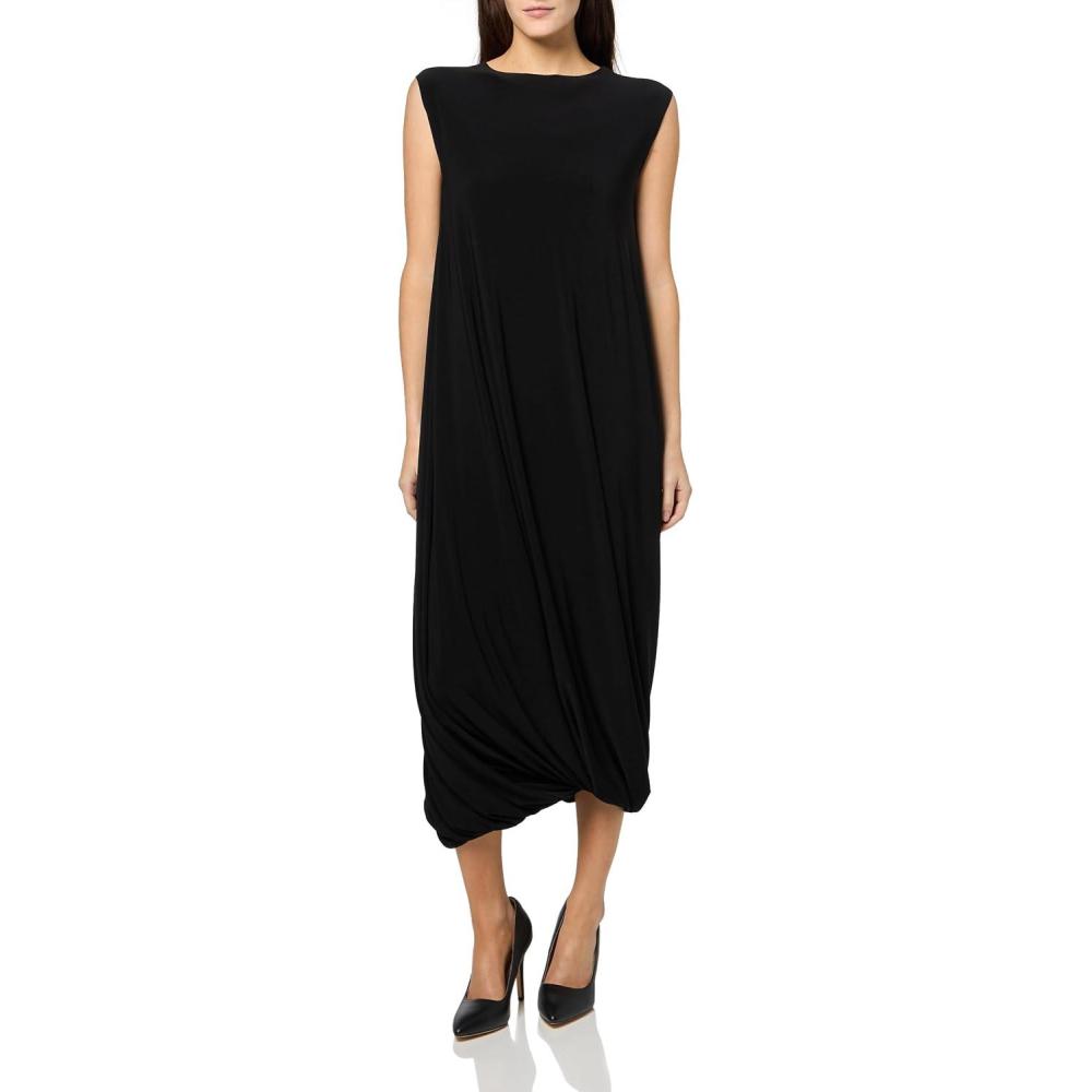 image:imageSleeveless Twist Midcalf DressBlack