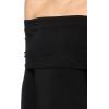 3/4 Sleeve Cowl Neck Fishtail Gown(Black)
