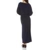 Norma Kamali Women’s All in One Side Slit Gown(True Navy)