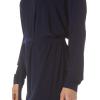 Norma Kamali Women’s All in One Side Slit Gown(True Navy)