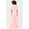 Norma Kamali Women’s Belted Flared Maxi Dress(Ballet Pink)