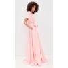 Norma Kamali Women’s Belted Flared Maxi Dress(Ballet Pink)