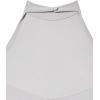 Norma Kamali Women’s Halter Mini Dress(Grey)
