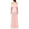 Norma Kamali Women’s Sleeveless Cowl Neck Combo Flared Gown(Ballet Pink)