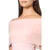 Norma Kamali Women’s Sleeveless Cowl Neck Combo Flared Gown(Ballet Pink)