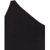 ONE Shoulder MINI Dress(Black)