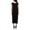 Sleeveless Twist Midcalf Dress(Black)