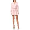 Norma Kamali Womens Super Oversized Bf Nk Shirt Flared Mini Dress(Ballet Pink)