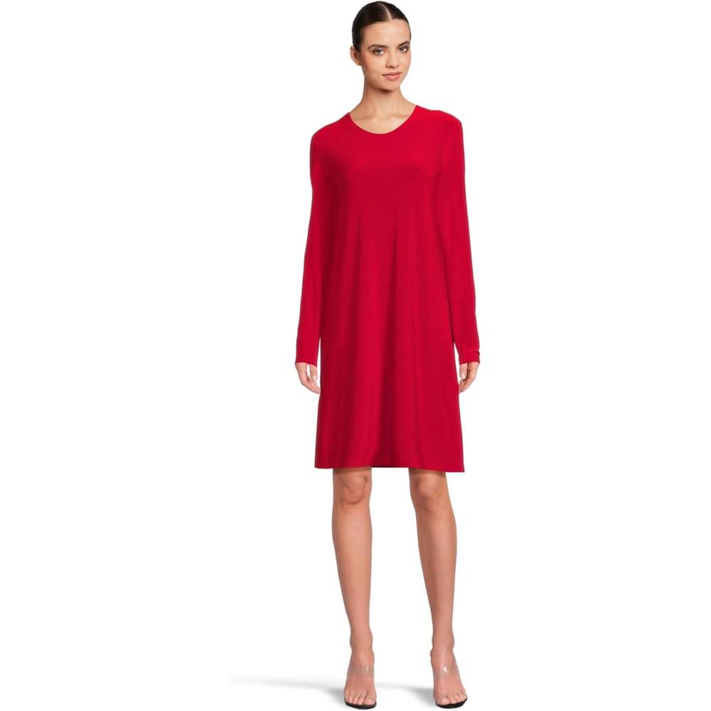 image:imageNorma Kamali Womens Kamali Kulture Go Crew Neck DressTiger Red